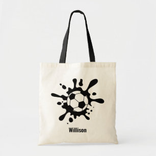 Ink Splat Sports Ball Tote Bag