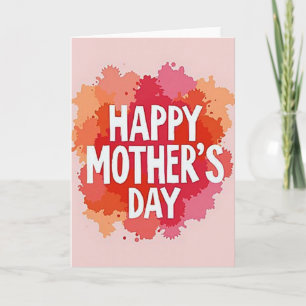 Ink Splatter Happy Day Card