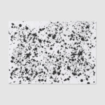 Ink splatter tissue paper