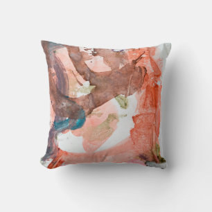 Ink stains on white paperabstract, acrylic, art, a cushion