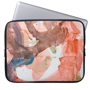 Ink stains on white paperabstract, acrylic, art, a laptop sleeve