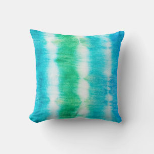 Ink Stripes Summer vibes Tie dye Cushion