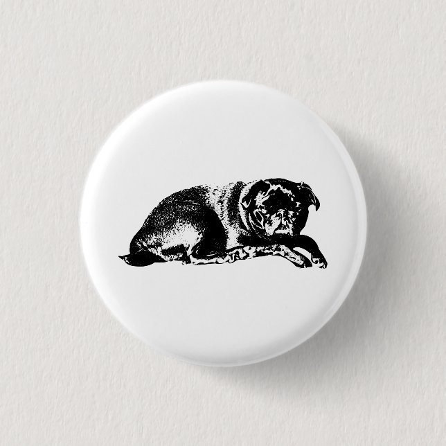 Ink Style, Bright Statement 3 Cm Round Badge (Front)