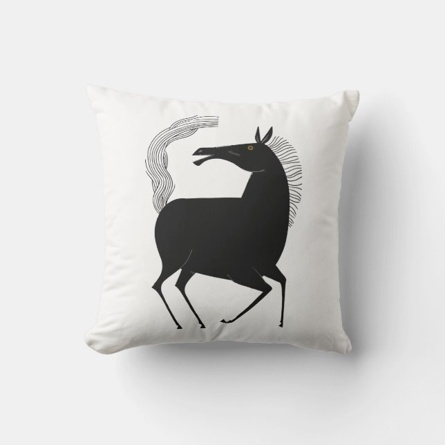Ink Talking Fantasy V01 HORSE Cushion (Front)