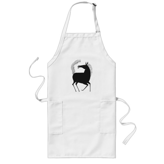 Ink Talking Fantasy V01 HORSE Long Apron (Front)