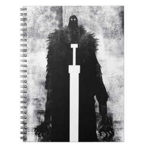 Ink Talking Fantasy V02 A Knight from hell Notebook