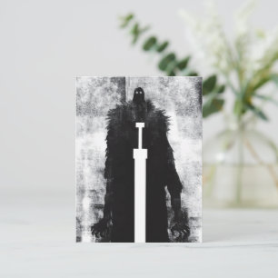 Ink Talking Fantasy V02 A Knight from hell Postcard