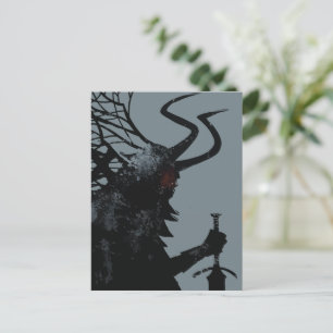 Ink Talking Fantasy V03 From hell Postcard