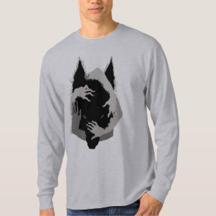  Ink Talking Fantasy V05 BLACK WOLF T-Shirt
