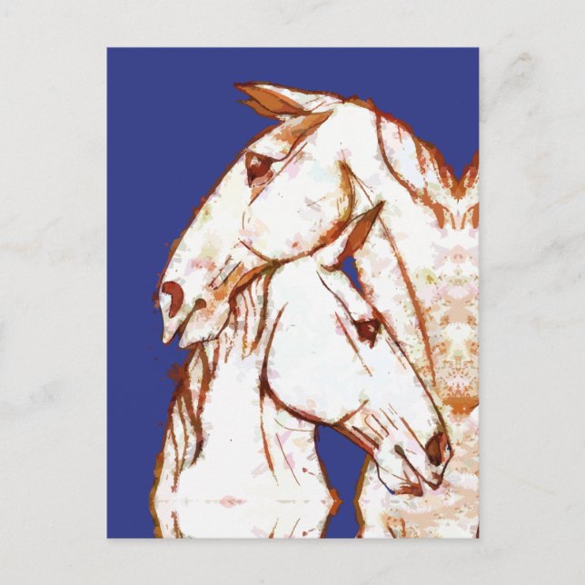 Ink Talking Fantasy V07 HORSE V02 Postcard (Front)
