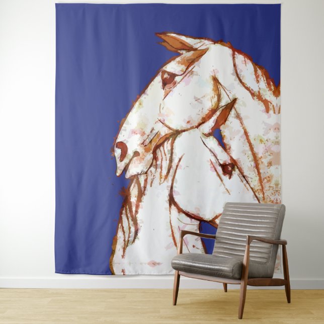 Ink Talking Fantasy V07 HORSE V02 Tapestry (In Situ)