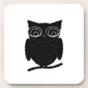 Inkblot Owl Coaster