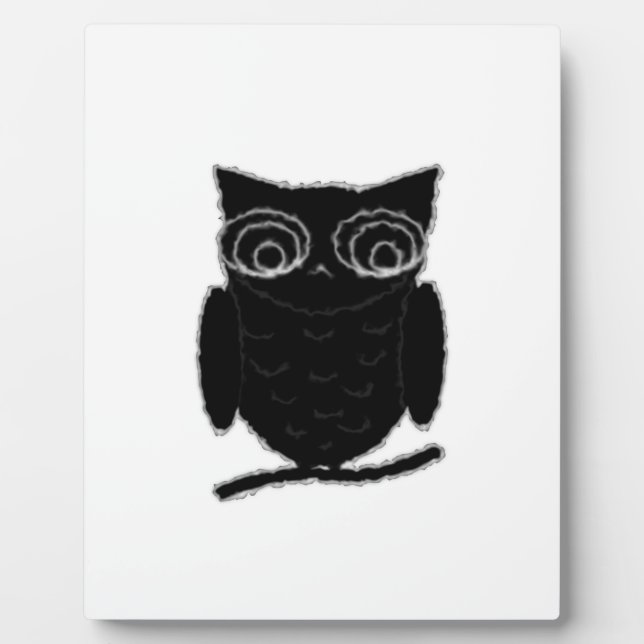 Inkblot Owl Plaque (Front)