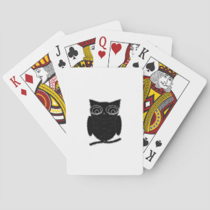 Inkblot Owl Playing Cards
