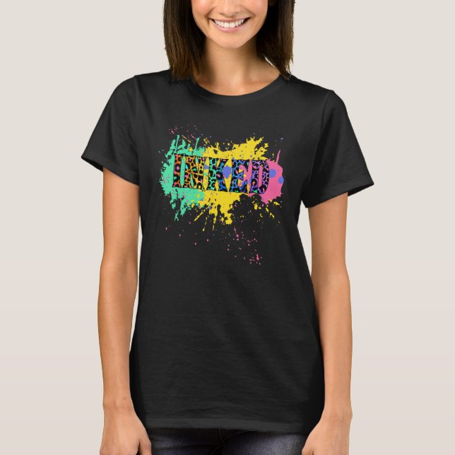 INKED Colourful Tattoo T-Shirt (Front)