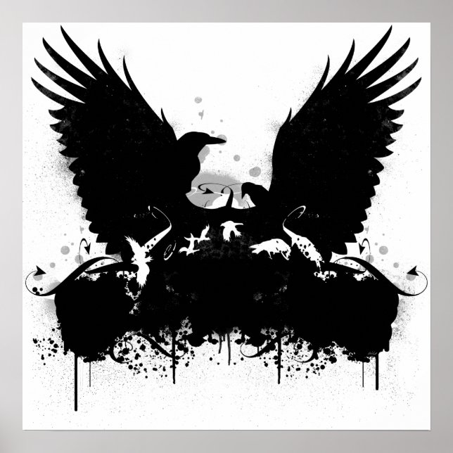 Inked Crows Poster (Front)