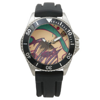 Inked. face men's watch
