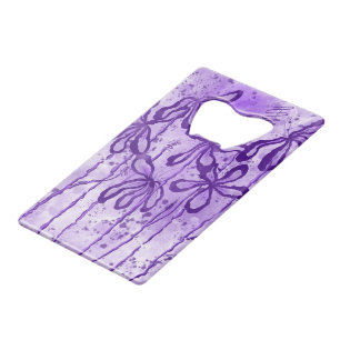 Inked Flowers Bottle Opener