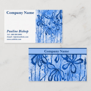 Inked Flowers  Business Card