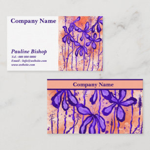 Inked Flowers Business Card