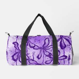 Inked Lilies - Purple Duffle Bag