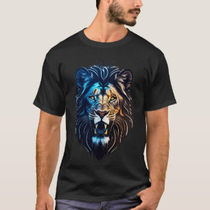 Inked Lion T-Shirt - Bold and Striking Design