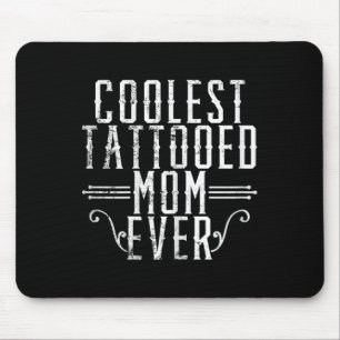 Inked Mama Mum Leopard Tattooed Mum Temporary Tatt Mouse Pad