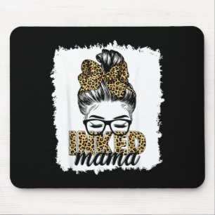 Inked Mama Mum Life Leopard Tattooed Mum Mouse Pad