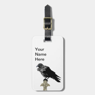 Inked Raven Luggage Tag