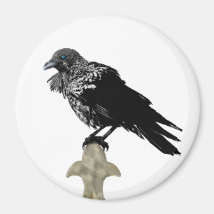 Inked Raven Magnet