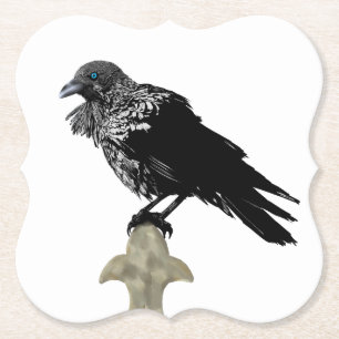Inked Raven Paper Coaster