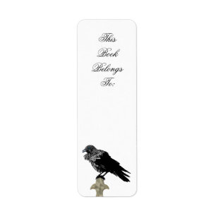 Inked Raven Return Address Label