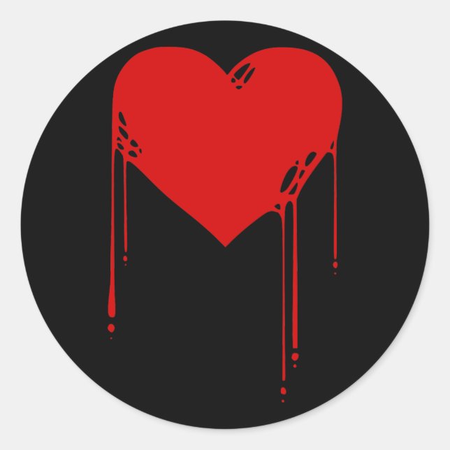 _inkheart classic round sticker (Front)