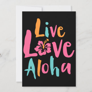 Inktastic Live Love Aloha 2 Women's Hawaii T-Shirt