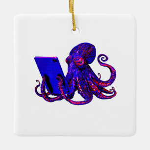 Inkternet Addiction Ceramic Ornament