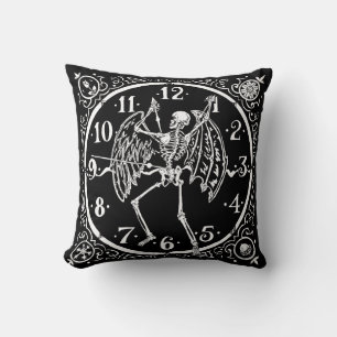Inktober 2018 Day 14 - Mortal Clock Cushion