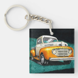 Inktober 2018 Day 16 - Classic 1950s Truck Key Ring