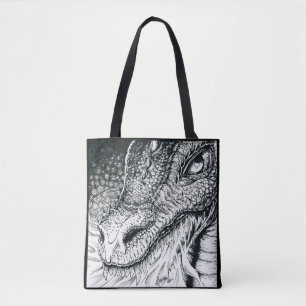 Inktober 2018 Day 3 - Dragon Roast Tote Bag