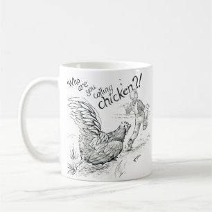 Inktober 2018 Day 5 - Chicken Chase Coffee Mug