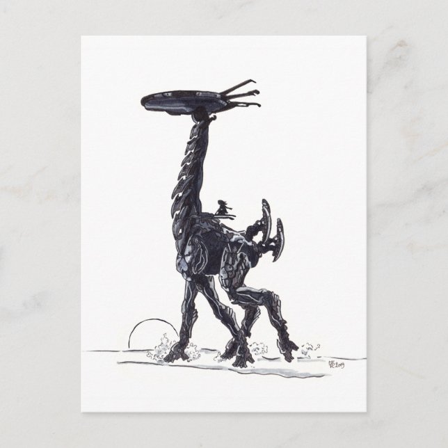 Inktober 2019 Day 28 Postcard (Front)