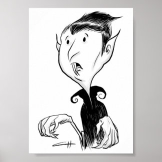 Inktober - Vampire Poster
