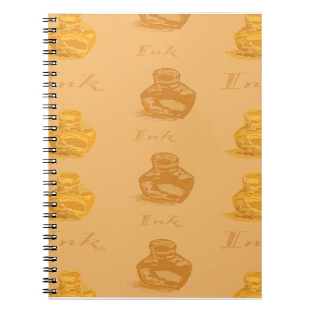 Inkwells Sepia  Notebook (Front)