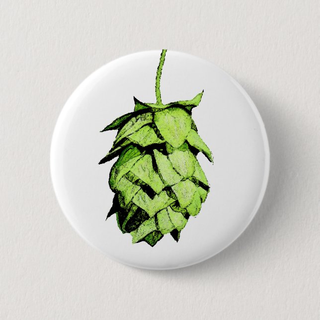 Inky Hop Illustration 6 Cm Round Badge (Front)