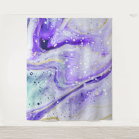 Inky Splash Purple Marble Photo Booth Backdrop