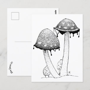 Inkycap Postcard