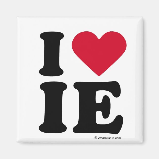 INLAND EMPIRE -I LOVE IE - I LOVE INLAND EMPIRE MAGNET (Front)
