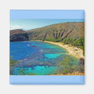 Inland, Hanauma Bay 4, Honolulu, Oahu Magnet