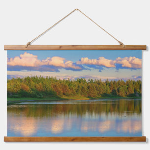 Inlet at Sunset   New Brunswick, Canada Hanging Tapestry