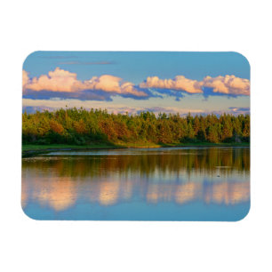 Inlet at Sunset   New Brunswick, Canada Magnet
