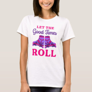 Inline Girl Skating Queen Skater Funny Gift Idea T-Shirt